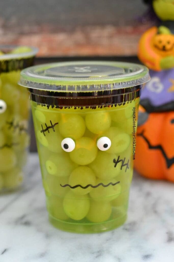 grape frankenstein cups