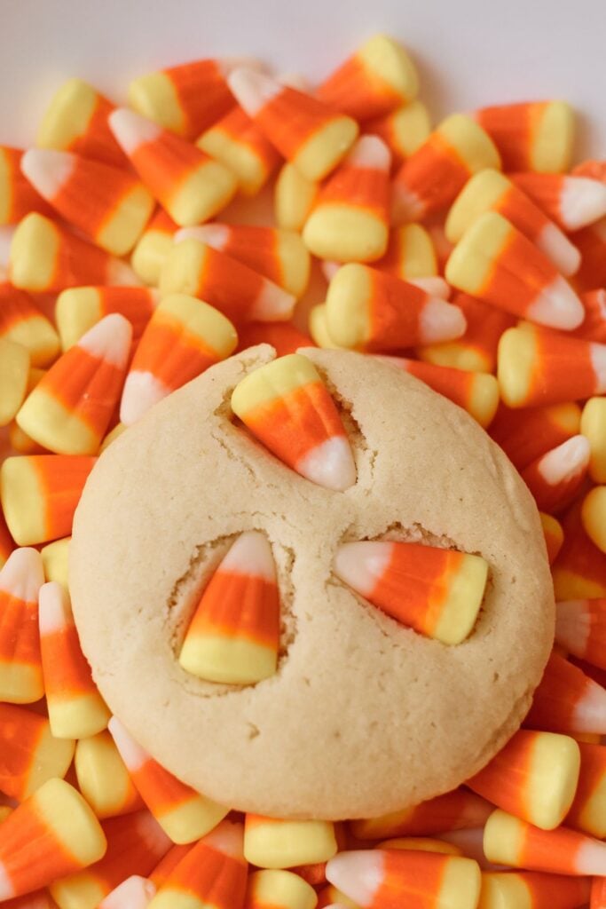 Candy corn cookies