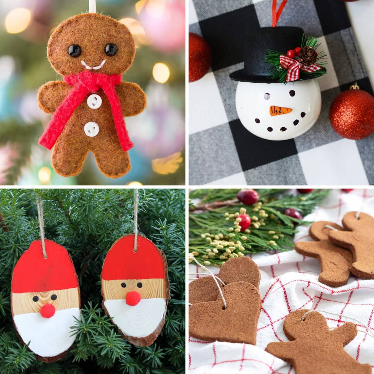 DIY Christmas Ornaments to Make Gift or Sell Collage