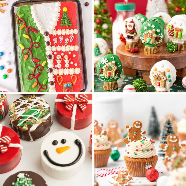Showstopping Christmas Desserts Collage